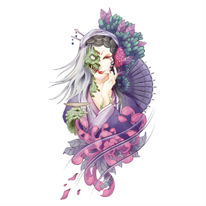 Anime Herbal Juice Temporary Tattoos Cartoon Transfer Tattoo Body Art Waterproof Lasting Fake Tatoo Sticker for Woman Men