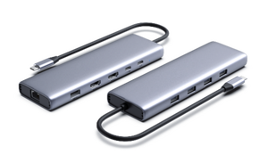 Hub <span class=keywords><strong>USB</strong></span>-C 10 ports Station d'accueil Rj45 100W PD 4K <span class=keywords><strong>HDMI</strong></span> USB3.0 - Product Image 3