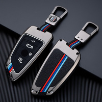 Coque de protection pour porte-clés de voiture en alliage de Zinc, pour BMW X1, X3, X4, X5, F15, X6, F16, G30, 7, série G11, F48, F39, 520, 525, f30, 118i, 218i, 320i