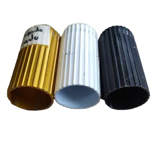 Round Circular Aluminium Curtain Tubes 6063 T5 Gold Anodizing