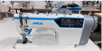 Machine à coudre JACK H6 à aiguille simple, entraînement direct, alimentation automatique supérieure et inférieure, pied marcheur, complète avec table et support