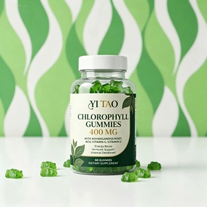 OEM Chlorophyll <b>Gummy</b> <b>Candy</b> Customization, Immune Support, Sugar-Free, Digestive Support, Food Supplement - Product Image 2