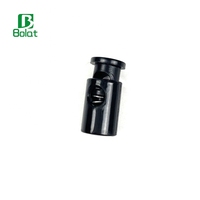 Boucle de cordon en plastique de luxe avec surface lisse et bouchon POM solide Approvisionnement en usine de Chine pour cordon à bascule à ressort en plastique