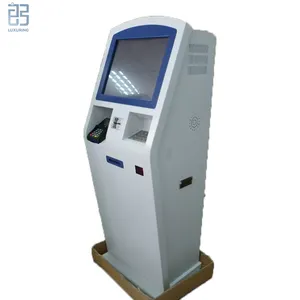 Cash recycler coin accept Bank ATM dispenser Android self service machine with POS support Buy Ticket