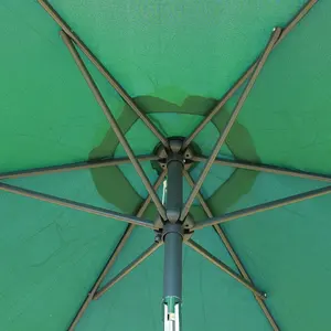 Ucuz moda açık güneş koruyucu manuel bahçe şemsiyesi konsol şemsiye