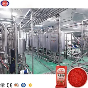 Tomato Paste Ketchup Tomato Sauce filling Processing Making Machine Production Line