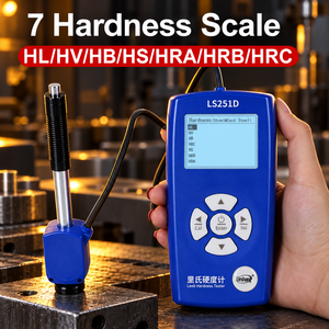 เครื่องวัดความแข็งแบบดิจิตอล LS251D พร้อมอุปกรณ์ทดสอบแรงกระแทก D สำหรับการทดสอบความแข็งของเหล็กหล่อและโลหะหนักในสถานที่ - Product Image 5