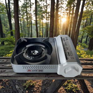 Estufa de Gas Portátil de Acero Inoxidable Resistente al Fuego para Campamento con Estuche de Plástico, Venta al por Mayor - Product Image 2