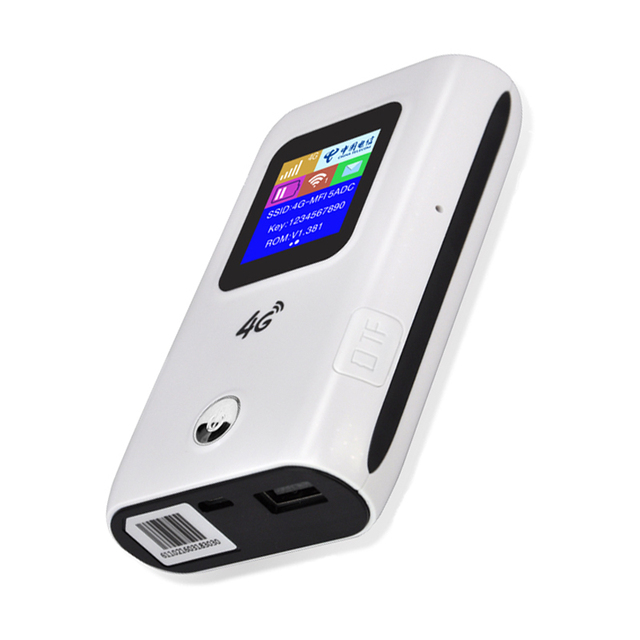 MF905 3G 4G Lte Fdd Tdd Cat4 150Mbps Cat4 Sim 4G Lte Mobile Wireless Router Hotspot Wifi Pocket Mini Router With Power Bank