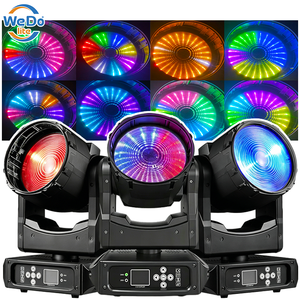 ไฟส่องเวทีแบบเคลื่อนที่ Beam 150 LED Beam Wash Fresnel กำลังไฟ 150W RGB พร้อมเอฟเฟกต์วงแหวน สำหรับงานดีเจ ดิสโก้ ปาร์ตี้ งานแต่งงาน - Product Image 1