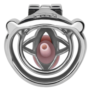 <span class=keywords><strong>Cage</strong></span> de <span class=keywords><strong>chasteté</strong></span> pour hommes en acier inoxydable FRRK avec cathéter en silicone, adaptée à la féminisation masculine/aux garçons efféminés, jouet sexuel pour adultes - Product Image 2