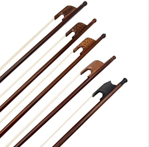 <span class=keywords><strong>Archet</strong></span> de <span class=keywords><strong>violon</strong></span> de style <span class=keywords><strong>baroque</strong></span> haut de gamme - Taille 4/4 avec manche rond en bois de serpent et bois de santal rouge, adapté au <span class=keywords><strong>violon</strong></span>, à l'alto et au violoncelle - Product Image 2