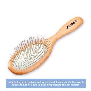 Spazzola di Alta Qualità in Legno per Rimuovere il Pelo degli Animali Domestici, Pettine per Cani, Spazzola con Cuscinetto in Acciaio Inox per Gatti, Lussuosa Spazzola per Toelettatura e Deshedding - Product Image 4