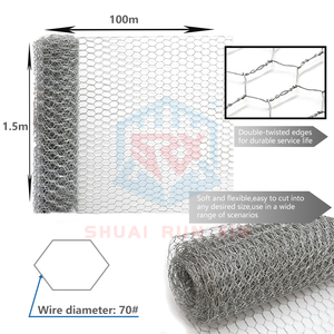 <strong>Factory</strong> Supply Cheap <strong>Hexagonal</strong> Wire <strong>Mesh</strong> Galvanized <strong>Hexagonal</strong> Wire <strong>Netting</strong> Chicken Wire <strong>Mesh</strong> for Fencing <strong>Mesh</strong> Price - Product Image 4
