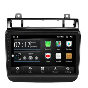 Crbrillar วิทยุติดรถยนต์9นิ้วแอนดรอยด์12นิ้วสำหรับ VW Touareg 2011-2017 autoradio CarPlay แอนดรอยด์อัตโนมัติจีพีเอสไวไฟเพลง HIFI Rds