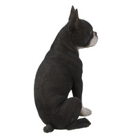 Statue de chien en résine, 16 pouces, Sculpture complet en résine, taille de vie, œil en verre, peinte à la main