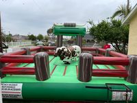 Jeu de sport gonflable chaud rodéo gonflable équitation de taureau mécanique