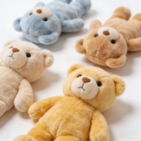 Jouets en peluche mignons et doux, style dessin animé, petits ours en peluche, animaux en peluche pour enfants, compagnons de jeu quotidiens.
