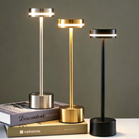 Nouvelle Lampe de Table LED Sans Fil Flexible au Design Moderne, Rechargeable, à Intensité Variable par Touche, Portable, Compatible E14, Lampe de Bureau de Luxe