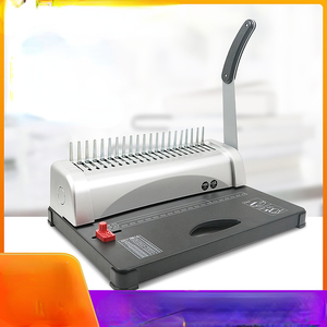 450 lembar <span class=keywords><strong>A4</strong></span> kertas Manual mesin pengikat kantor 21 lubang sisir Binder Puncher plastik Puncher - Product Image 2