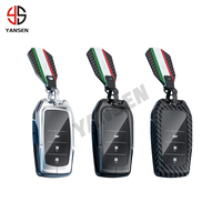 Porte-clés de voiture en Fiber de carbone pour Lexus RX300 LS400 LS430 ES330 SC430 IS300 LX470 RX330 RX350 GS300 pièces