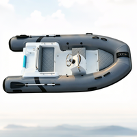 Bateau pneumatique professionnel de haute vitesse à coque rigide pour l'océan