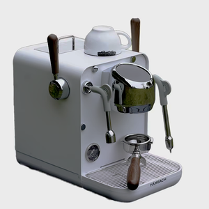 Espresso italiano retro, espuma de leche de vapor semiautomática para el hogar, New Lark 7121 - Product Image 1