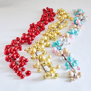 1.8m Plastic Christmas <b>Ball</b> Garland with Bells, Multi-Color Bauble <b>String</b> for Holiday Decor - Product Image 4