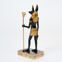 Religieux ancien dieu égyptien Statue Anubis chien dieu ornement Horus gardien dieu Souvenir résine voyage compagnon cadeau momie