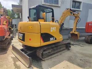 מיני מחפר CAT305.5 שני-יד חופר מיני טוב מצב נמוך מחיר מחפר למכירה כישלון נמוך