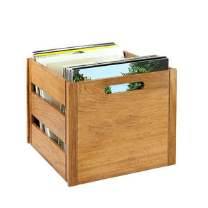 Modern Country Style <strong>Nesting</strong> Box Square Brown Wooden Storage <strong>Boxes</strong> with Engraved Country Style <strong>Design</strong> for Craft Use - Product Image 5