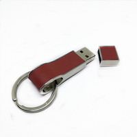 Schönes Schlussverkauf einfaches Ledermodell USB 2.0 Speicher Stick Flash-Steuergerät 4 GB 8 GB 16 GB