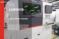 HGTECH Vente chaude Nouvelle conception Ligne de production d'assemblage de circuits imprimés SMT Machine de marquage laser CO2 pour circuits imprimés pour matériaux non métalliques