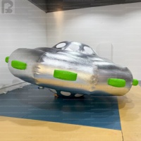 LED Işıklı Dev Şişme UFO Diski Şişme UFO Uzay Gemisi Bilim Kurgu Uzay Gemisi Teknoloji Fuarı/AVM Aktivasyonu/Müzik Festivali için
