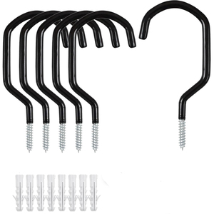 Crochets utilitaires et de <span class=keywords><strong>rangement</strong></span> pour vélos de <span class=keywords><strong>garage</strong></span> robustes-5.7 pouces pour mur et <span class=keywords><strong>plafond</strong></span> de <span class=keywords><strong>garage</strong></span>-Crochets de <span class=keywords><strong>garage</strong></span> - Product Image 1