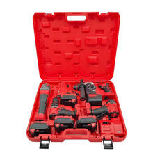 ชุดเครื่องมือไฟฟ้าไร้สาย 4 ชิ้น FixCraft GJTZ-003 แบตเตอรี่ลิเธียมแบบชาร์จได้ สว่านไร้สาย เครื่องเจียร เครื่องขันน็อต - Product Image 4