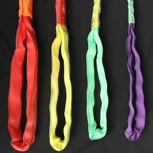 10-50ton mắt Vòng Webbing cáp treo 10t 15t 20t 30t 50t nặng Webbing Sling với lớp bảo vệ - Product Image 3