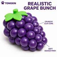 Jouet Squishy Raisin TONGXIN, Cadeau d'Anniversaire, Remplissage de Sac Cadeau, Jouets Squishy en Forme de Boule, Lot en Gros à Vendre