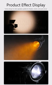 Luces Fresnel LED RGBAL 5 en 1 <span class=keywords><strong>de</strong></span> 300W con Zoom Eléctrico, Resistentes al Agua, para Escenarios, Bodas, Hoteles y Teatros - Product Image 6