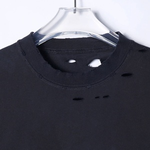 เสื้อครอปสำหรับผู้ชายเสื้อยืดโอเวอร์ไซส์ลายกราฟิกน้ำหนักมากล้างได้แบบ240 GSM - Product Image 2