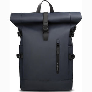 Free sample Factory-made, premium, unisex <b>roll</b>-<b>top</b> <b>backpacks</b> for teens, college, and urban business and office - Product Image 1