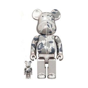 ขายส่งตุ๊กตาหมีน่ารักแบบกำหนดเอง หมีบีร์บริคใส สีดำ ทอง เงิน ขนาด <span class=keywords><strong>1000</strong></span>% รูปปั้น - Product Image 1