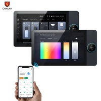 Panneau de contrôle multifonctionnel 10 pouces pour la maison intelligente avec 2 commandes de lumière Zigbee Gateway et Music Tuya Mobile APP Remote Control