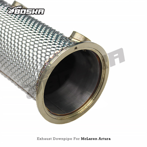 Tubo de Escape Personalizado con Protector Térmico para Mclaren Artura 3.0T Spider 2023-2024, Acero Inoxidable, Flujo Libre - Product Image 5