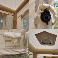Tente gonflable robuste, durable, portable, personnalisée, résistante au vent et à l'eau pour la randonnée, idéale pour le e-commerce
