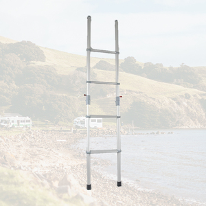 Escalera <span class=keywords><strong>plegable</strong></span> modificada para <span class=keywords><strong>caravana</strong></span>, instalación de desmontaje rápido, escalones antideslizantes, portaequipajes, escalera auxiliar, aleación de aluminio - Product Image 1