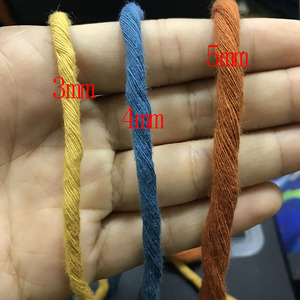 <span class=keywords><strong>Cuerda</strong></span> de Macramé Trenzada de Algodón de Alta Calidad al por Mayor, de 3mm, 4mm y <span class=keywords><strong>5mm</strong></span>, en Varios Colores - Product Image 5