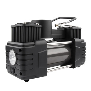Dual-Use 12V/220V Portable High-Pressure Air Pump Multi-functional <b>ABS</b> Material for Home Car Balls MES-805 <b>ABS</b> Material Air Pump - Product Image 3