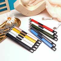 Briquet électrique coupe-vent rechargeable de type C, briquet à arc plasma sans flamme pour la maison, la cuisine, le barbecue, le camping