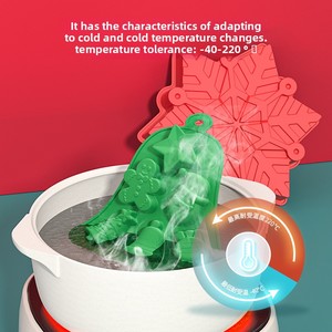 Cây Giáng Sinh Silicone Bánh Khuôn Tự Làm Người Tuyết Gingerbread Người Đàn Ông Santa Claus Cho Sô Cô La Thạch Bánh Cho Bánh Công Cụ - Product Image 5
